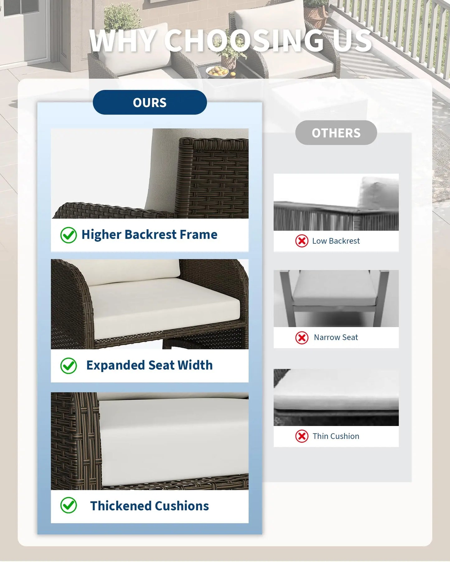 5-Piece Patio Furniture Set
