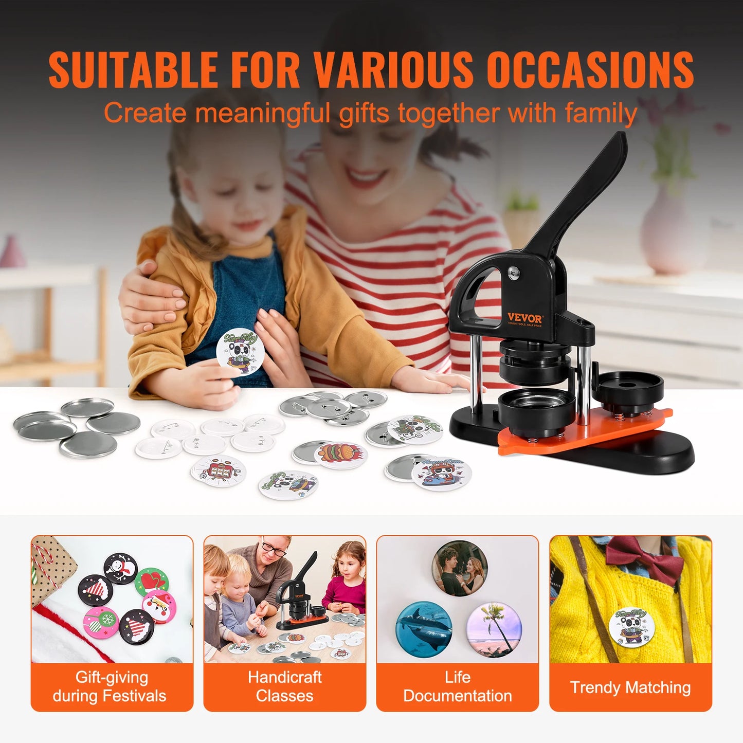 SucceBuy Button Maker Machine