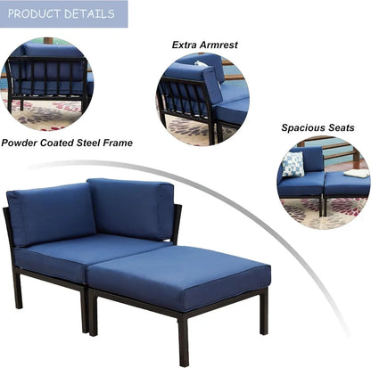 2 Piece Outdoor Patio Furniture