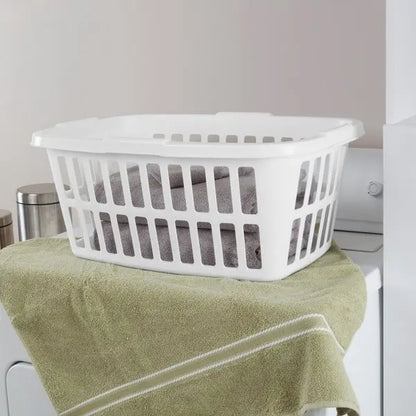 Laundry Baskets Plastic White