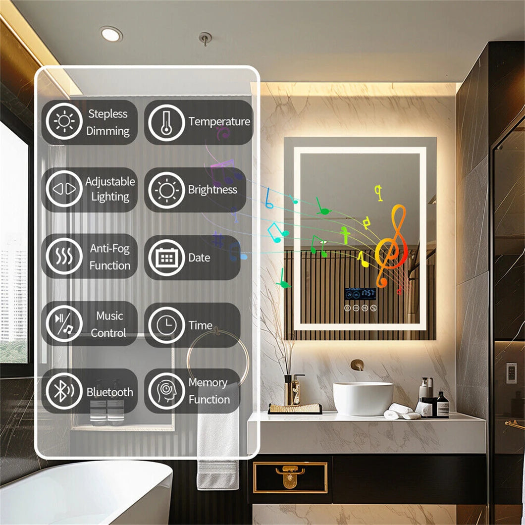 Smart LED Bathroom Mirror
