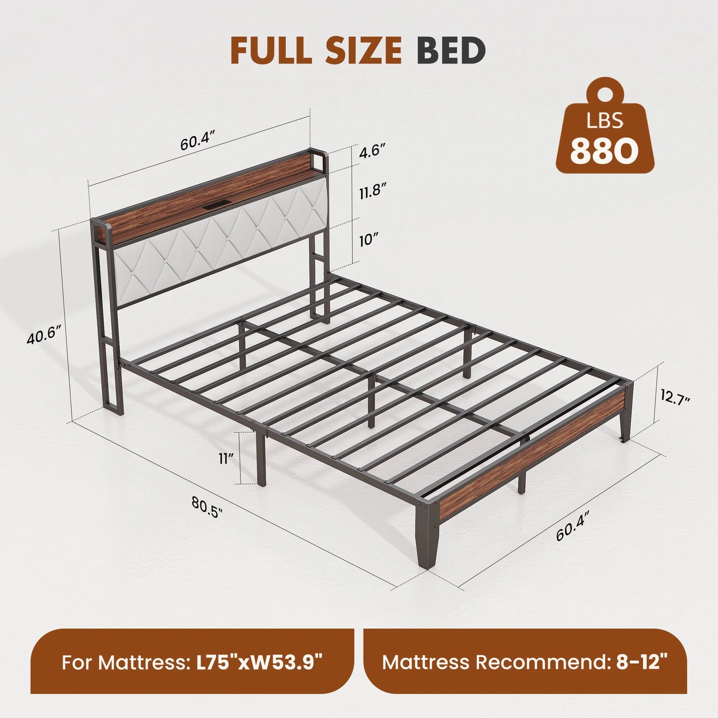 King Size Soft Pack Bed Frame