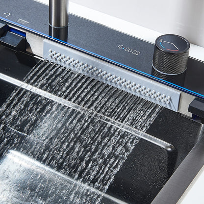 304 Stainless Steel Waterfall Kitchen Sink