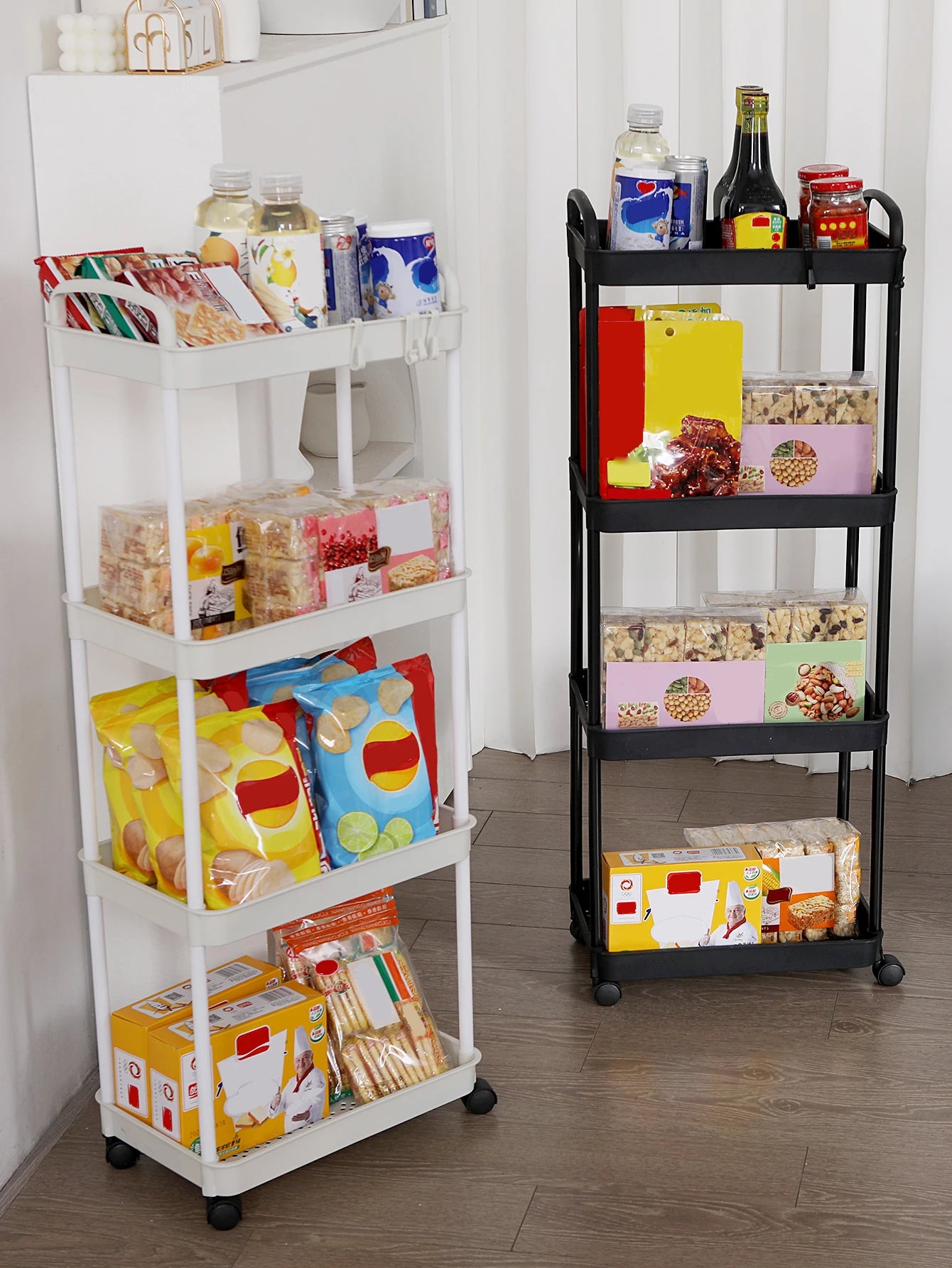 Plastic Rolling Utility Cart