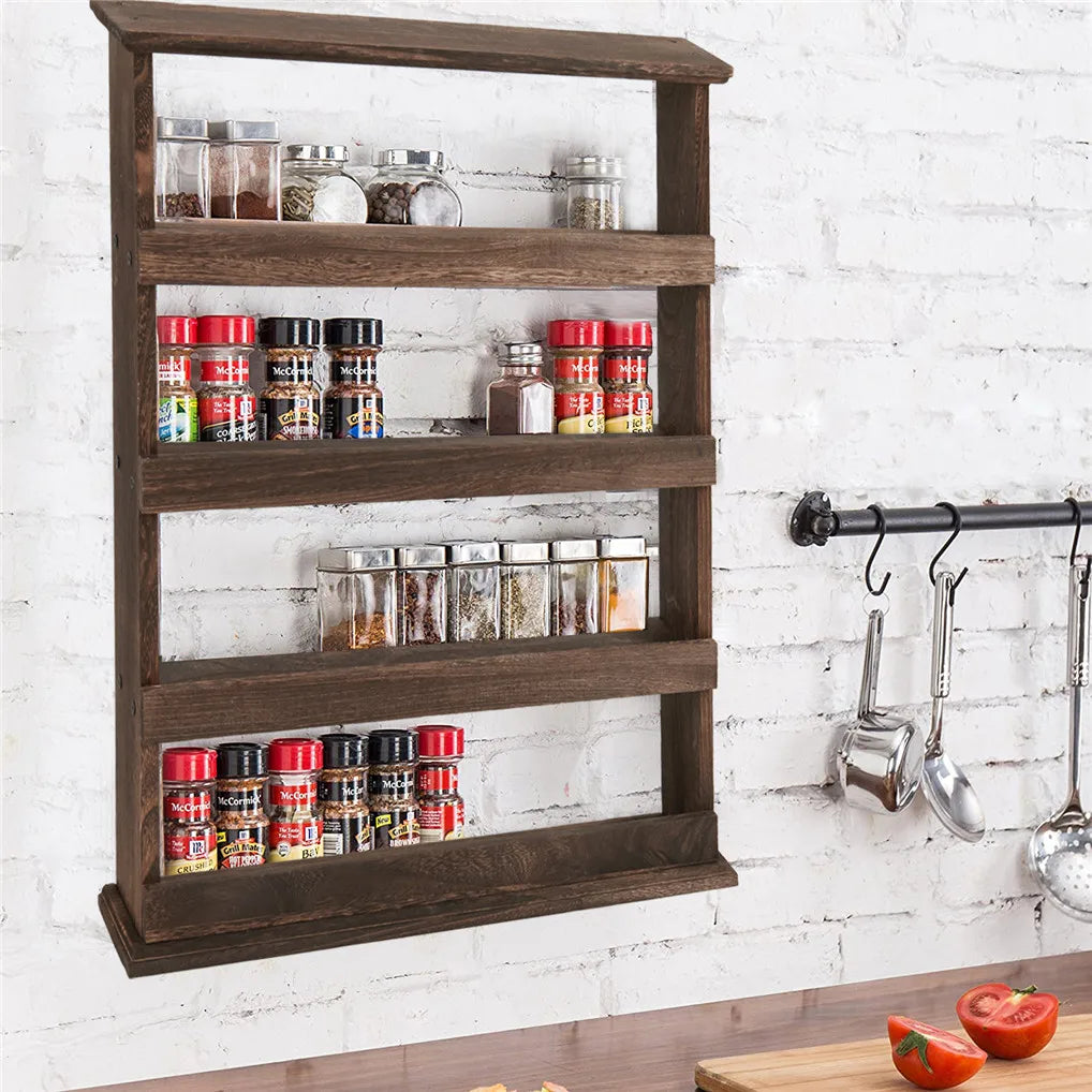 Wall Mounted 4-Tier Rack