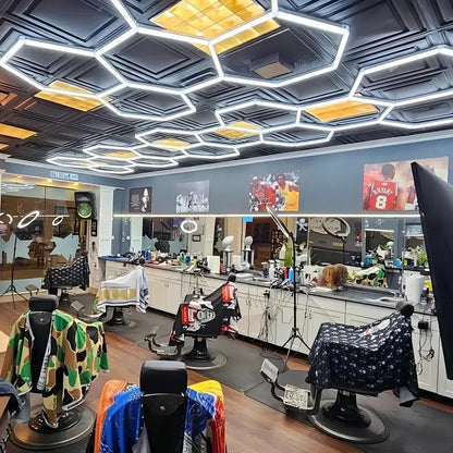 25 Pack Hexagon LED Garage Light