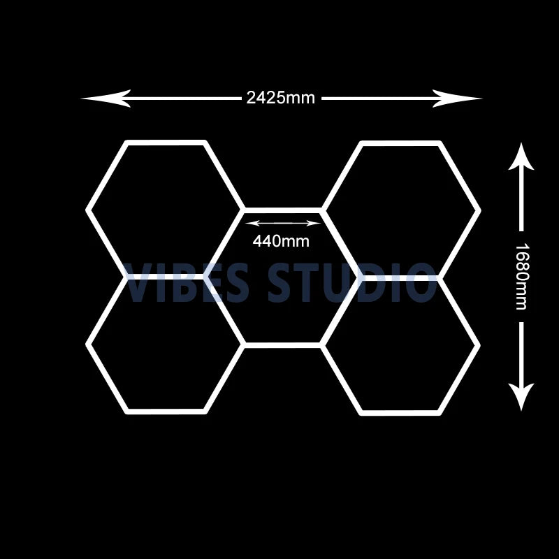 Hexagon LED Garage Light