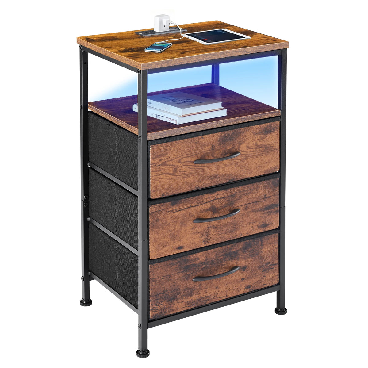 3 Fabric Drawers Cabinets