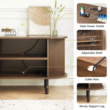 TV Stand with Power Outlet