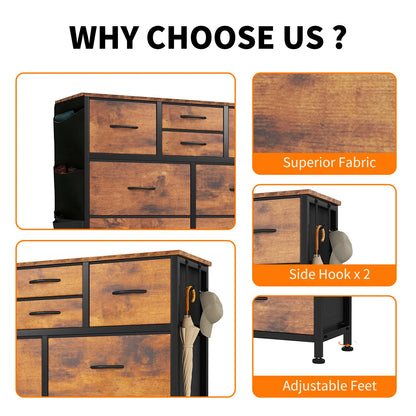 Living Room 10 Fabric Drawers