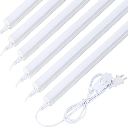 (6 Pack) LED T5 Integrated Single Fixture