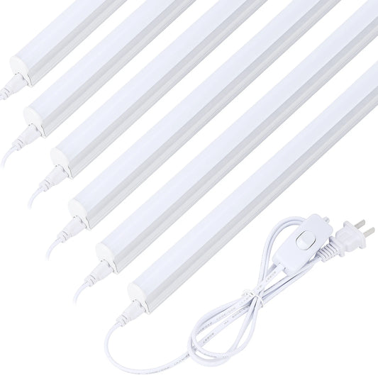 (6 Pack) LED T5 Integrated Single Fixture