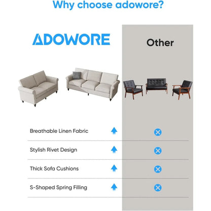 Living Room Sofa Sets 2 Piece