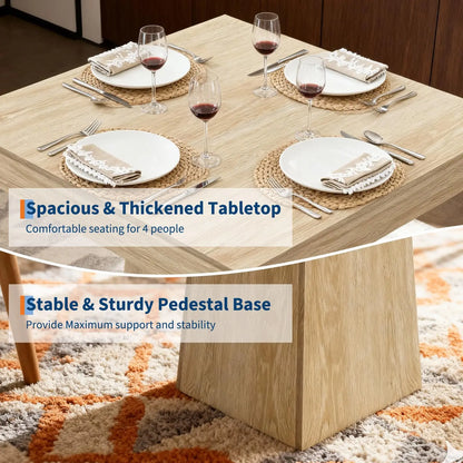 31.5in Square Dining Table For 4