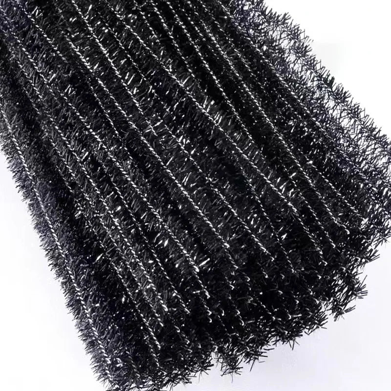 10/50/100 Glitter Chenille Stem Pipe Cleaner