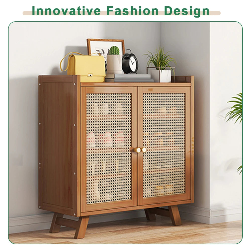 5/7-Tier Shoe Storage Cabinet Rack with Doors