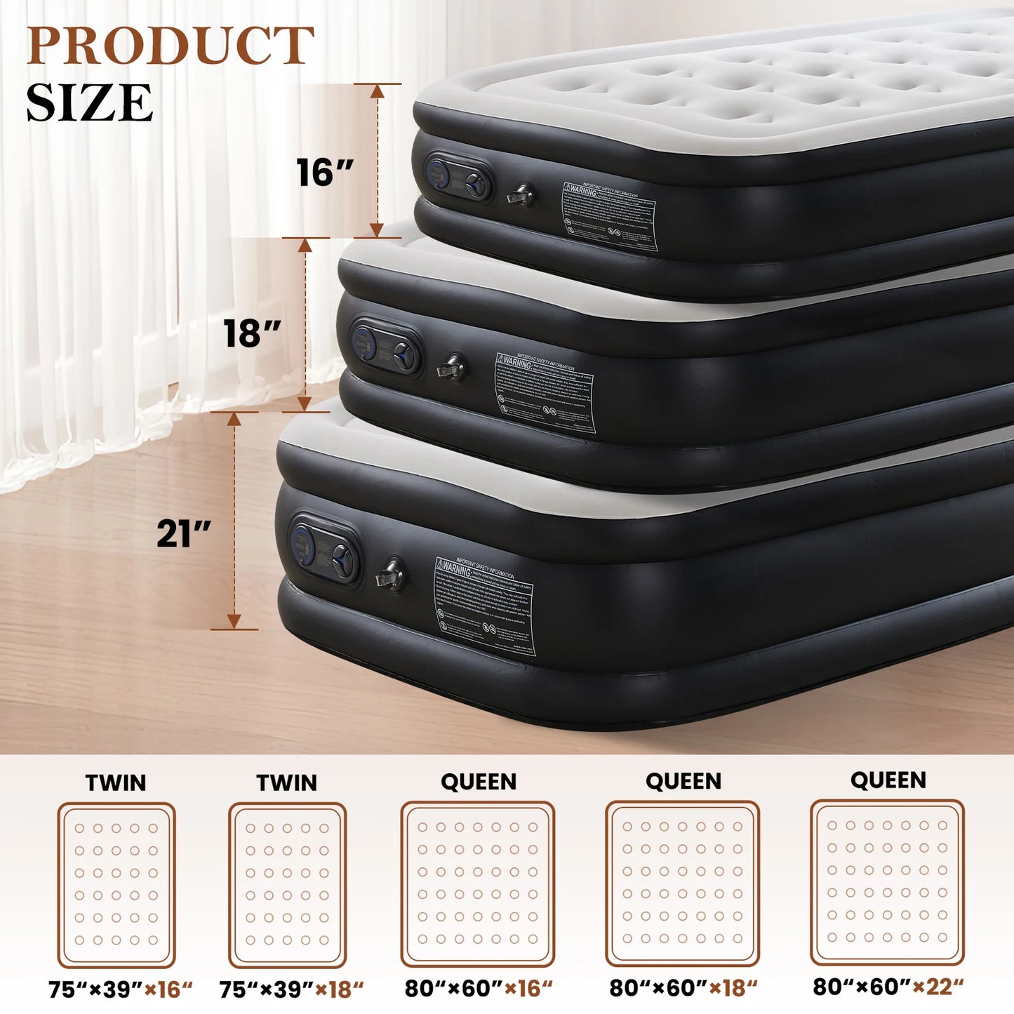 Queen Twin Size Air Mattress