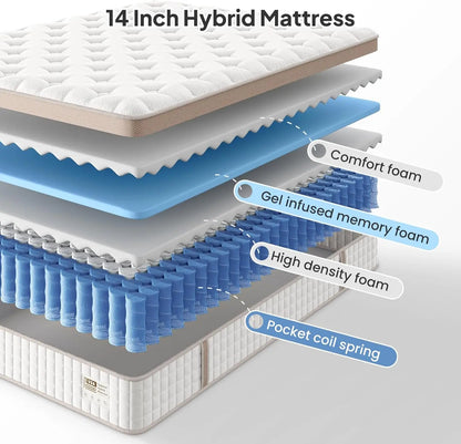 14'' Full/King/Queen Size Mattress