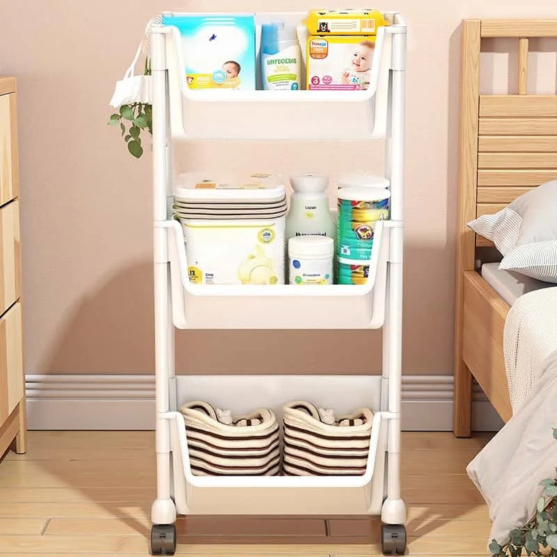 Multi layer wheeled storage car