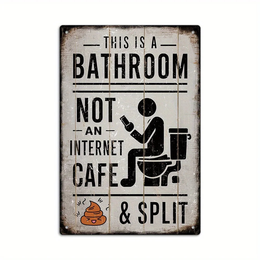 1pc Vintage Metal Tin Sign