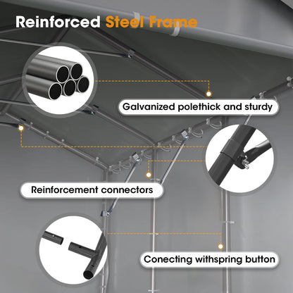 Grezone 10 x 20 ft. Carport