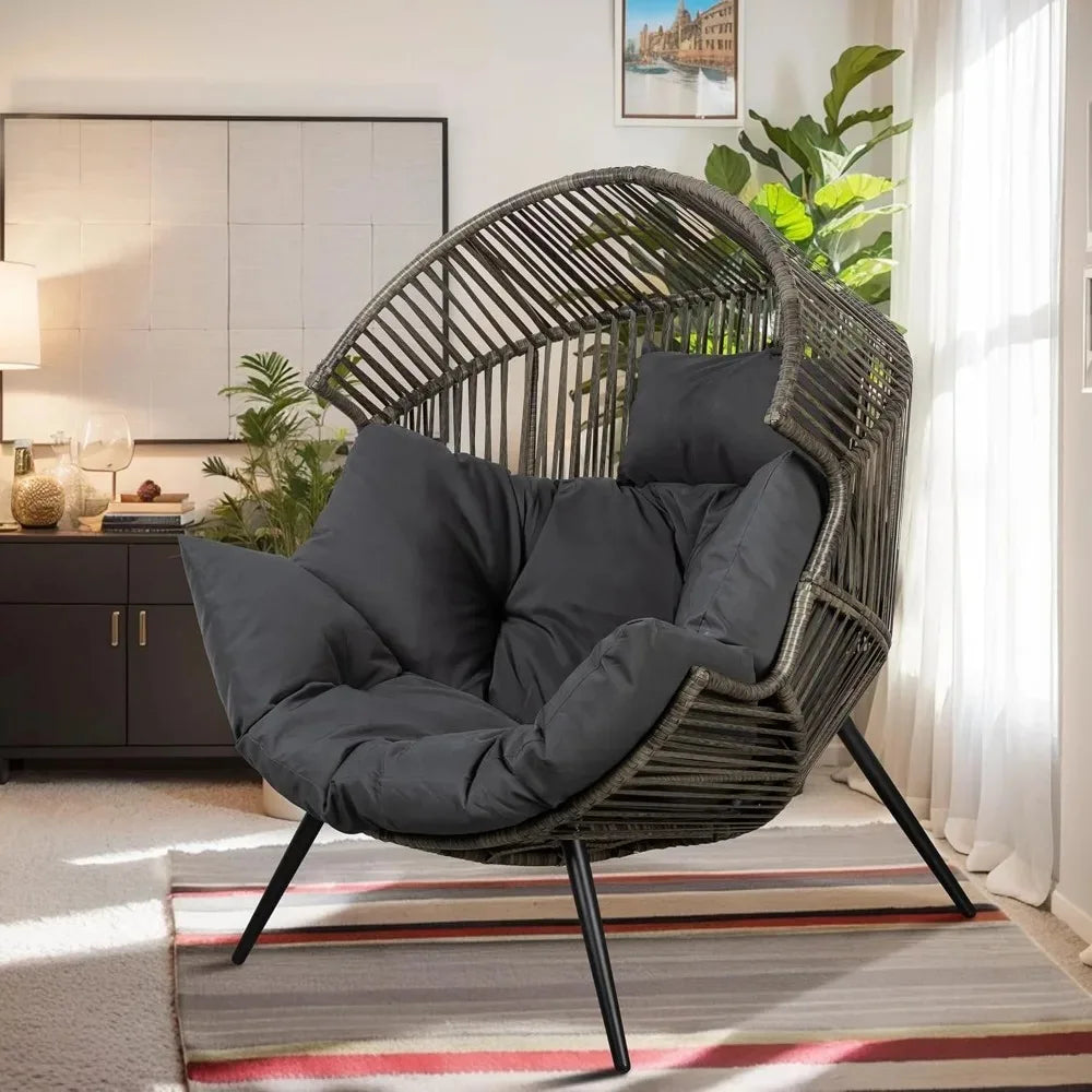 Outdoor Wicker Egg Chair