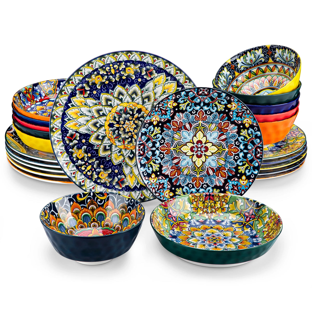 12/16/18/24 Piece Ceramic Dinnerware