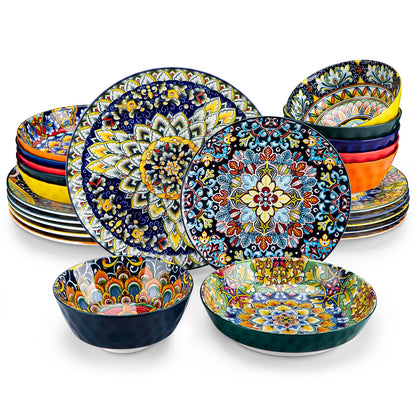 12/16/18/24 Piece Ceramic Dinnerware