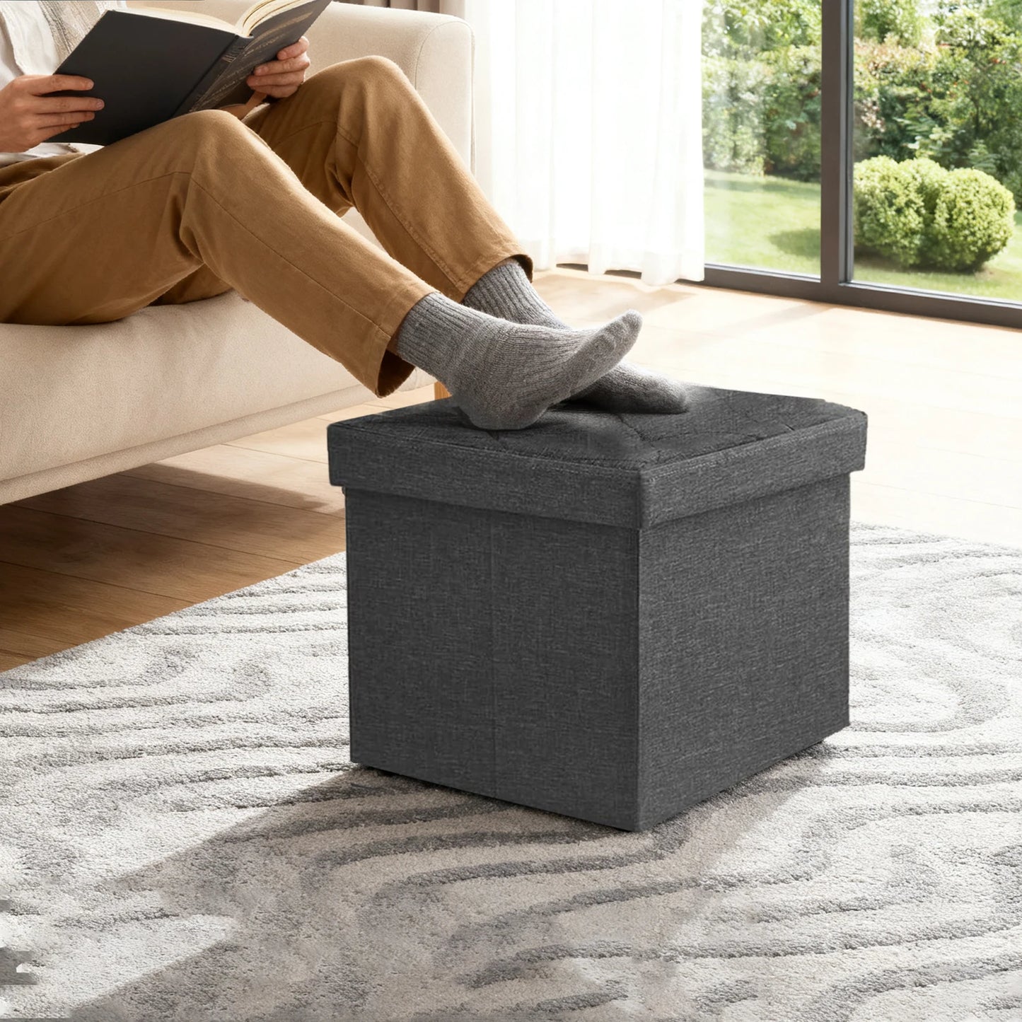 Multi-Purpose Ottoman With Seat