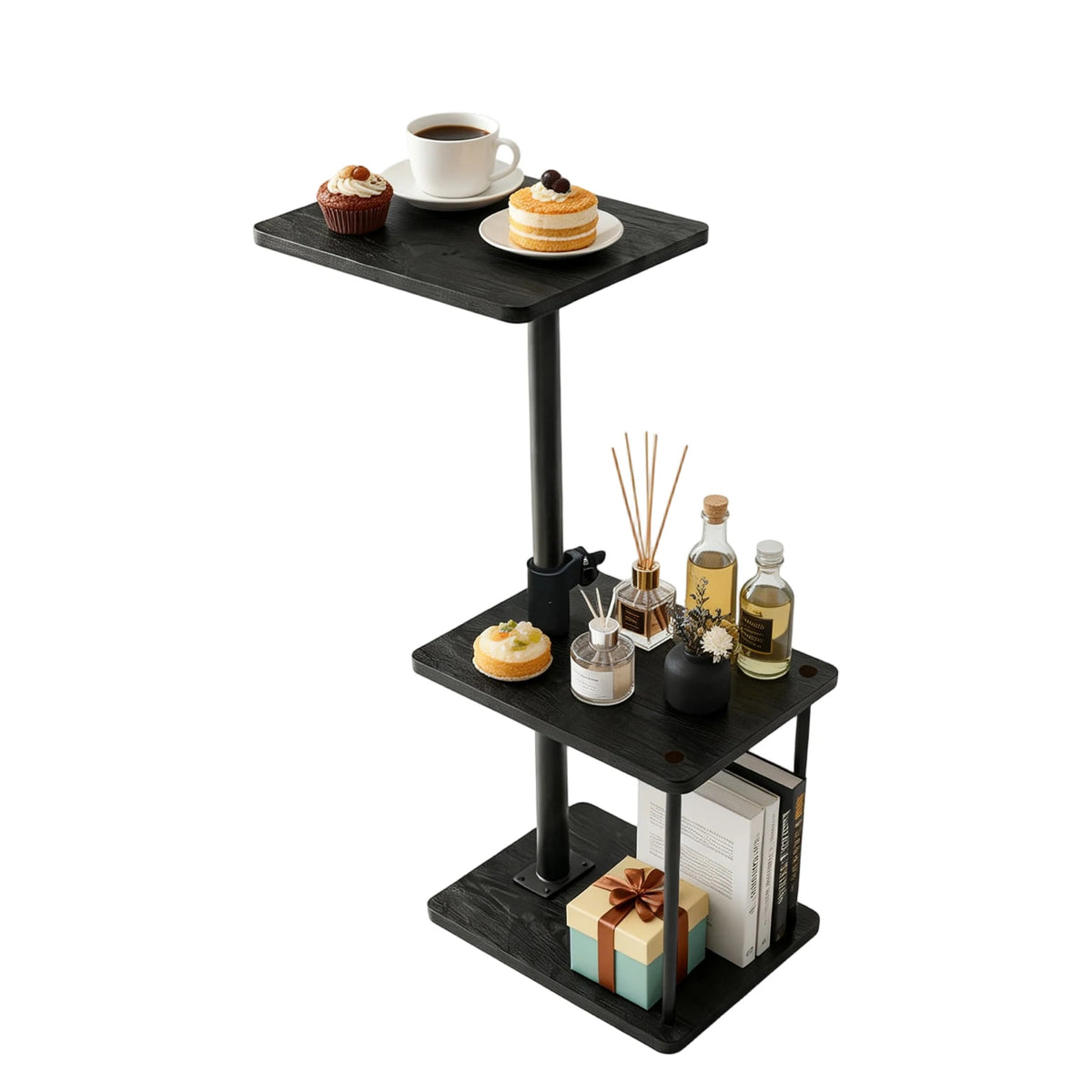 360° Swivel C Shaped Side Table