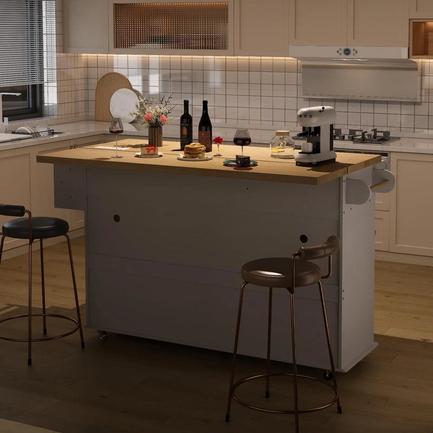 60" Mobile Kitchen Islands