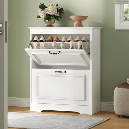 2-Piece Shoe Cabinet Set