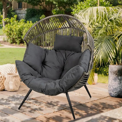 Outdoor Wicker Egg Chair