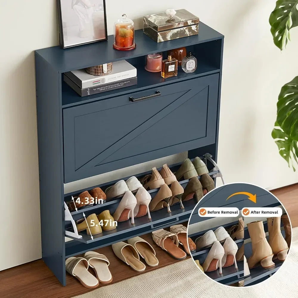 Freestanding Shoe Storage Cabinet