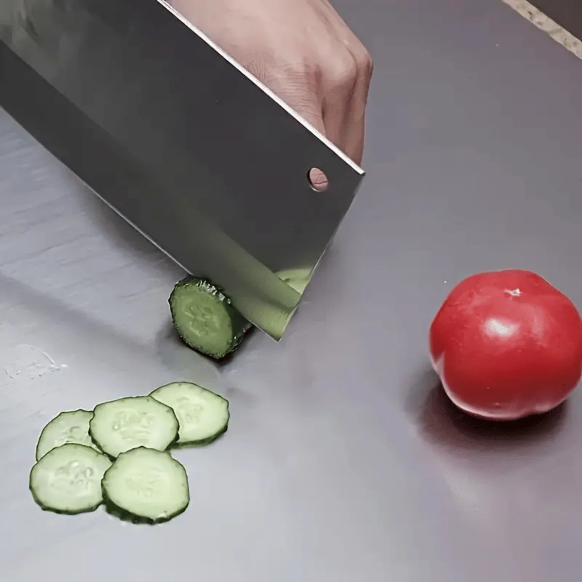 Large Stainless Steel Cutting Board