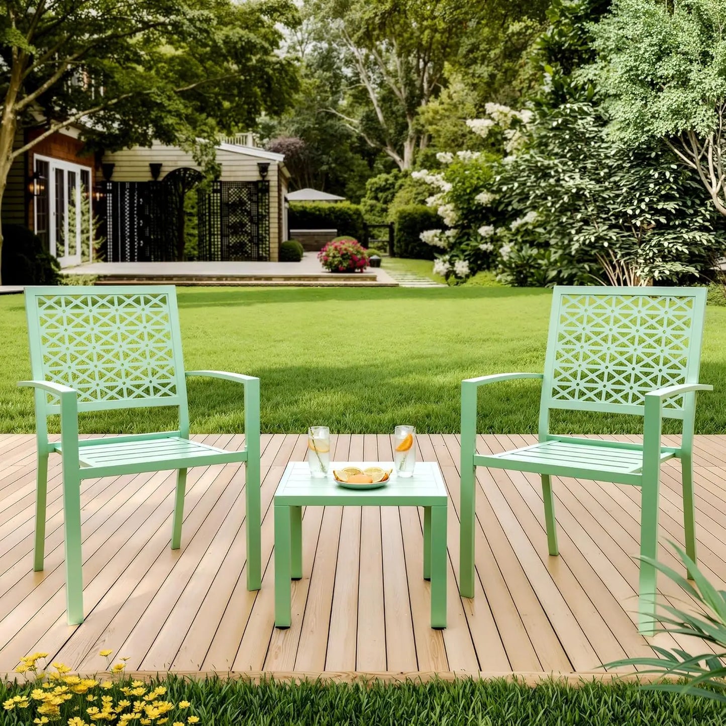Patio Bistro Set 3 Piece