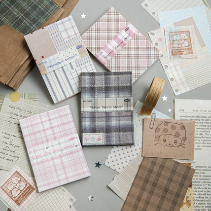 50pcs creative plaid Decor Scrapbook