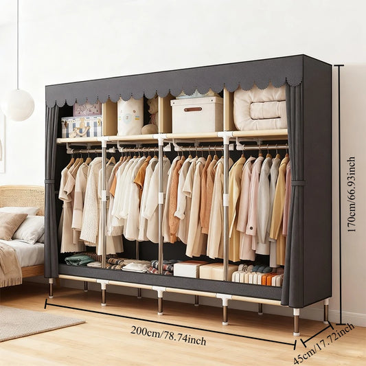 Heavy Duty Fabric Wardrobe