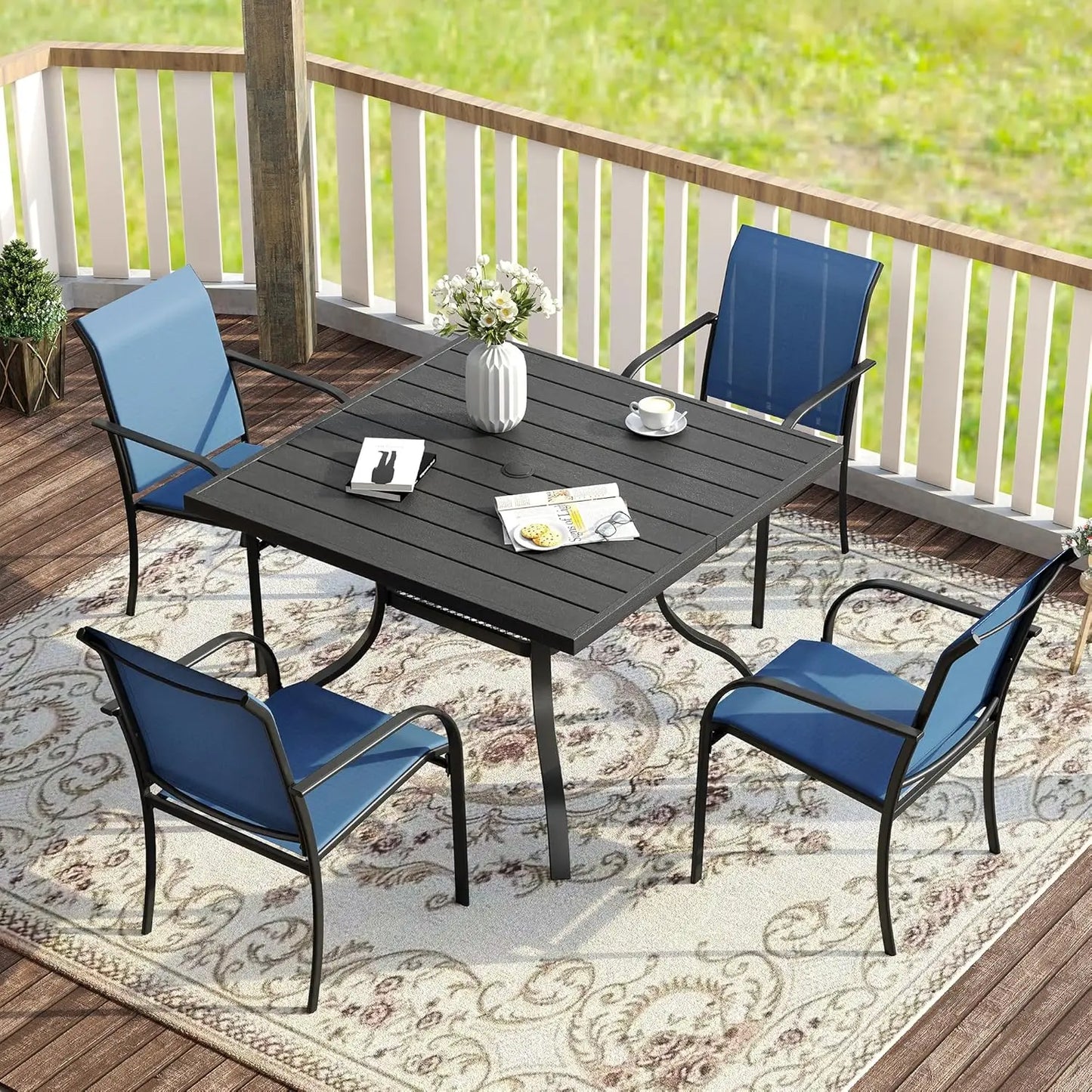 5 Pieces Patio Dining Set