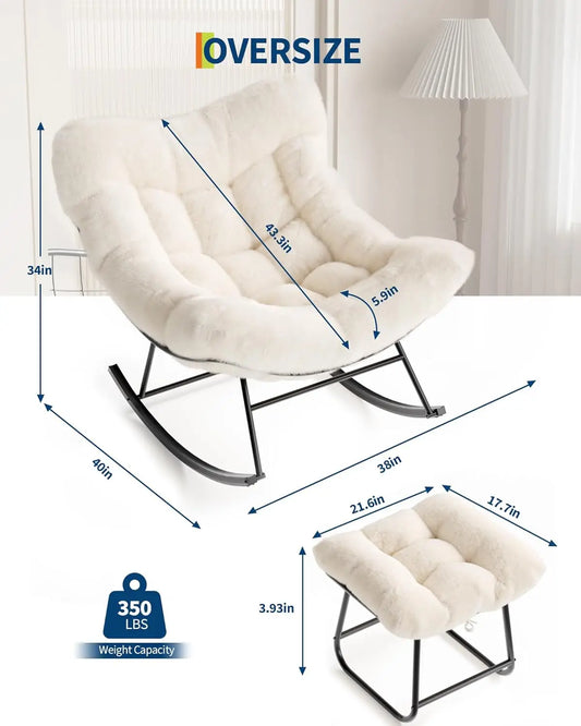 Outdoor Oversized Rocking Chair