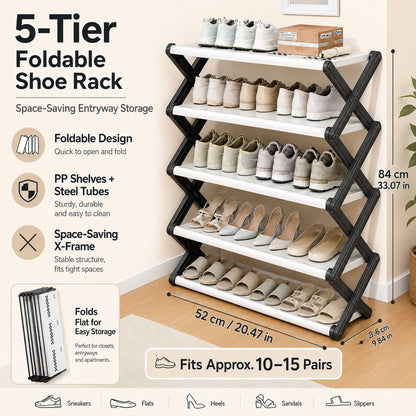 Foldable Shoe Rack