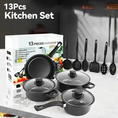 13-Piece Nonstick Cookware Set