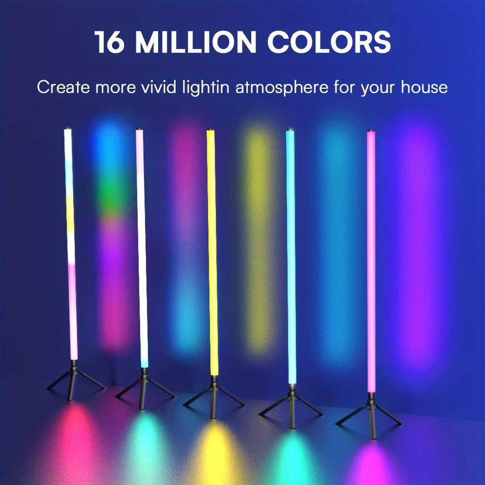 360° RGB Corner Atmosphere Lamp Black
