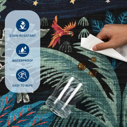 5x7 Jungle Area Rug