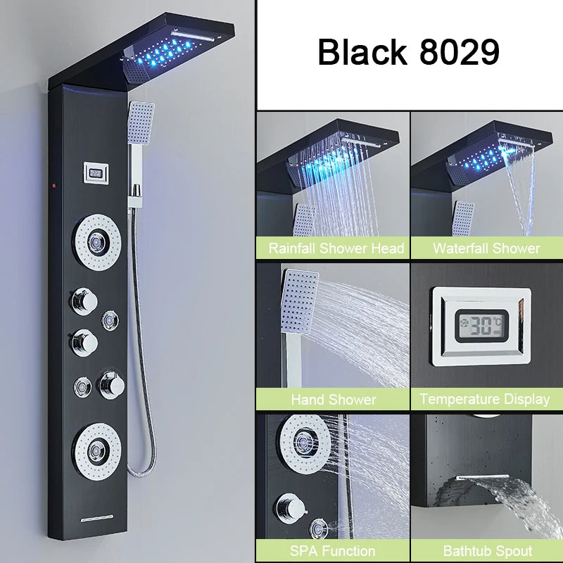 Luxury LED Shower Panel