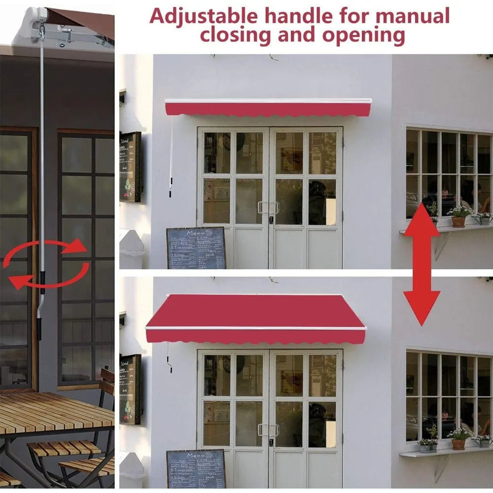 9.8' x 8.2' Patio Awnings