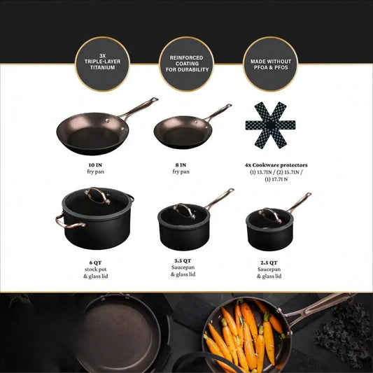 12-Piece Non-Stick Cookware Set