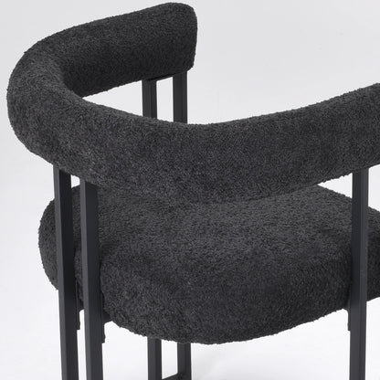 Upholstered Dining Arm Chairs Set of 2