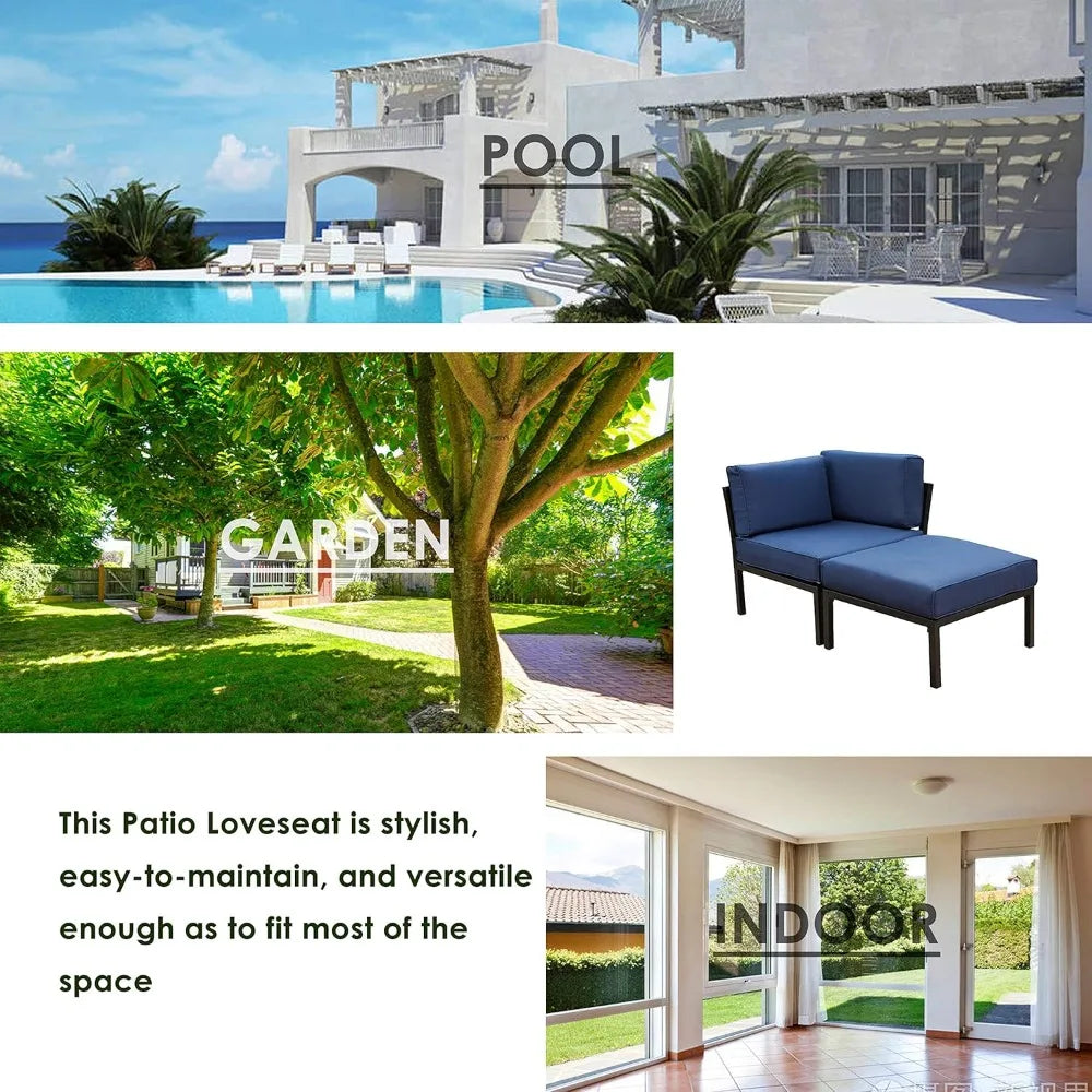 2 Piece Outdoor Patio Furniture