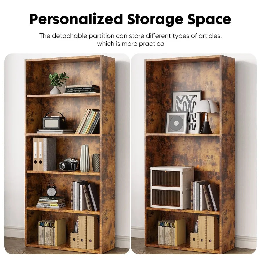 5-Tier Bookshelves